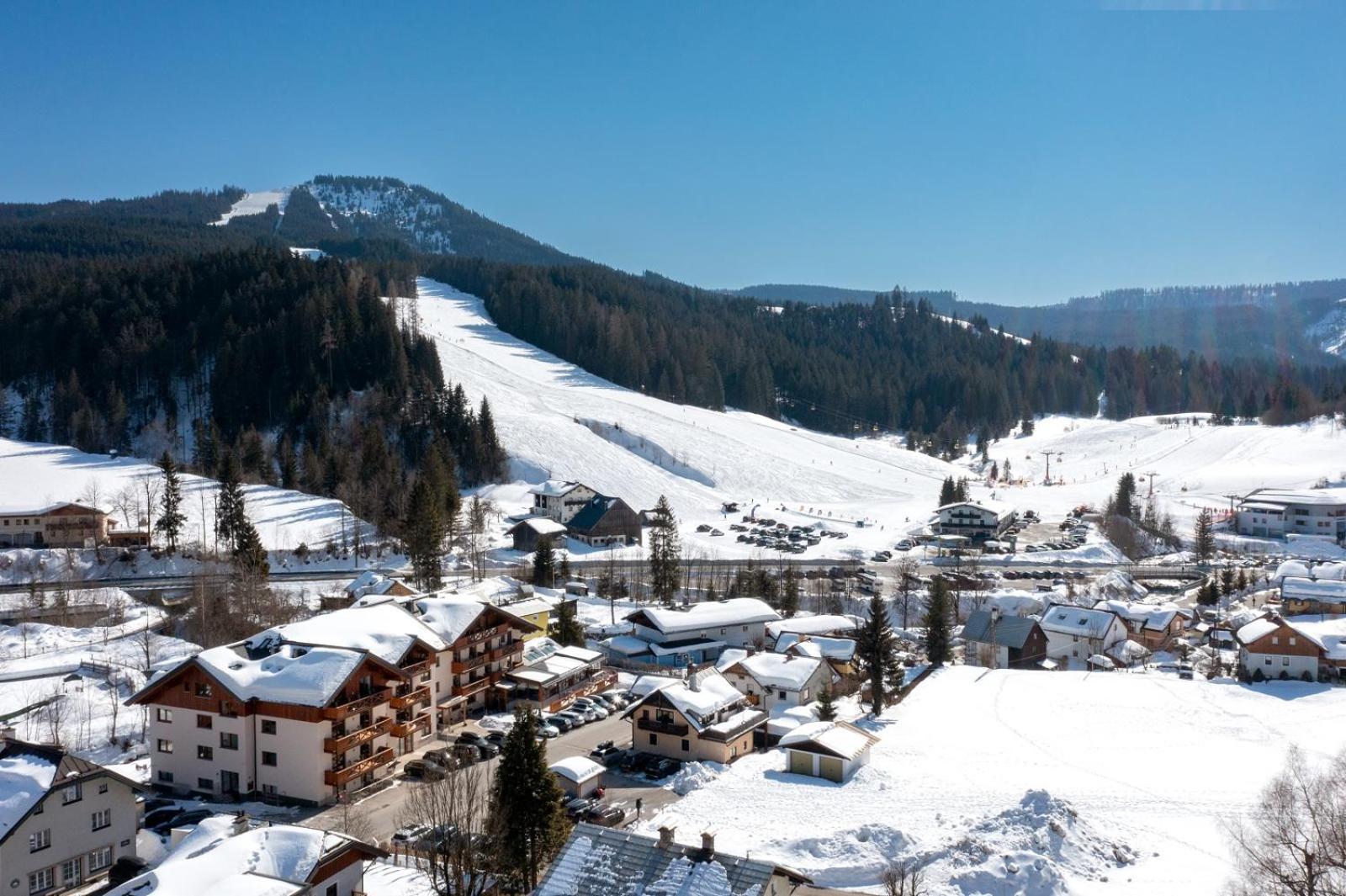 Apart- Und Wellnesshotel Dachsteinresort Russbach am Pass Gschütt Exteriér fotografie